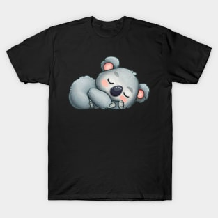 sleeping baby koala bear T-Shirt